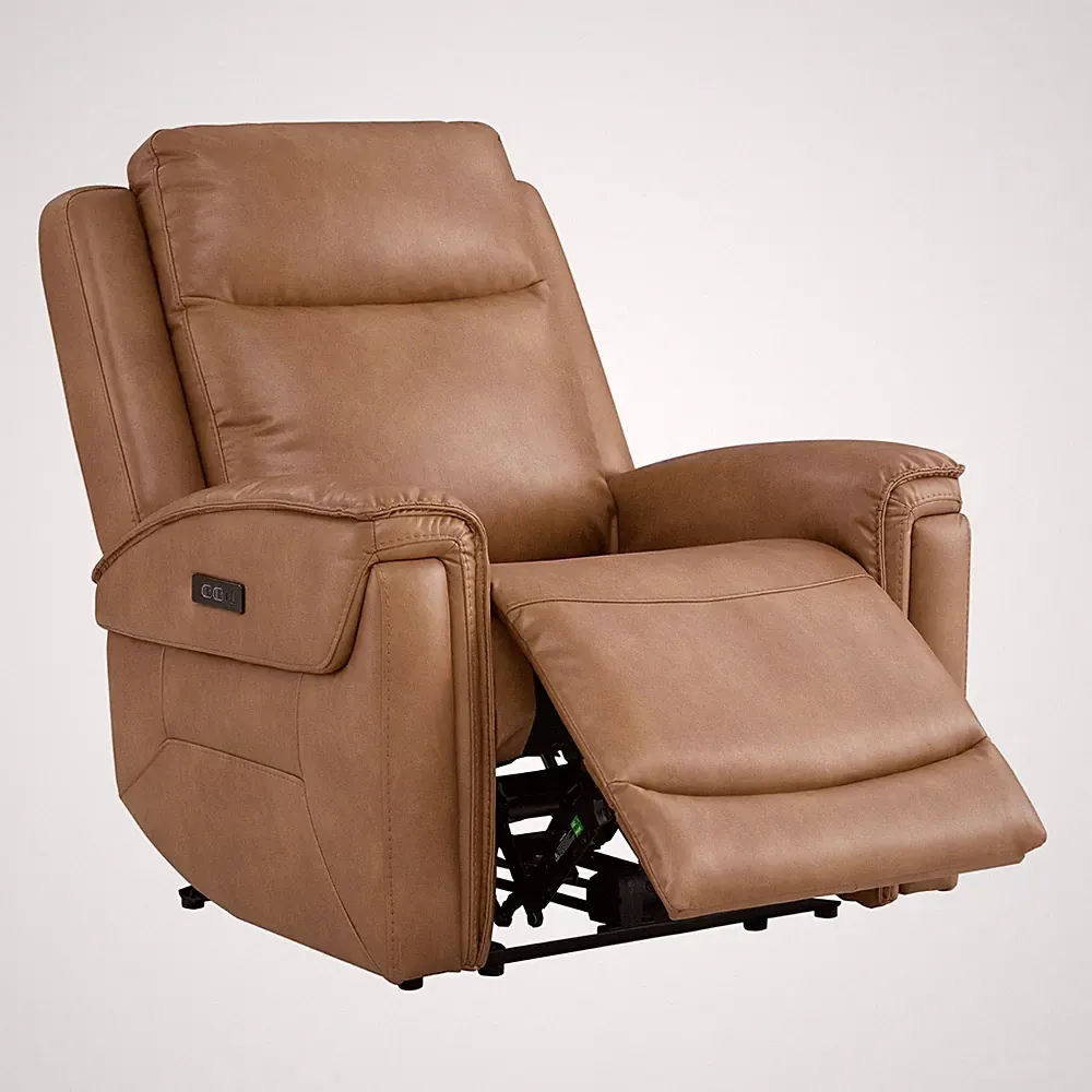 CHITA Genuine Leather Super Zero Gravity Power Recliner Chair w/ Power Headrest
