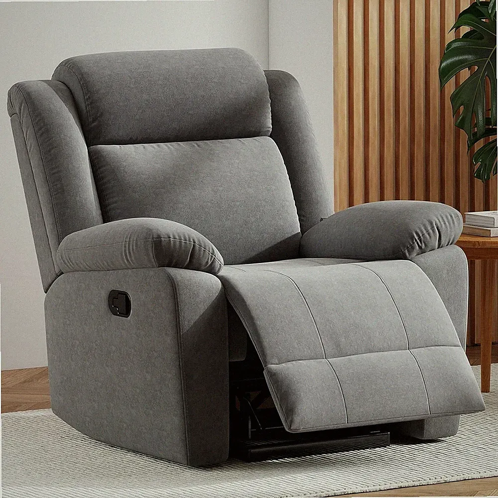 EBELLO Rocker Recliner Chair Overstuffed Manual Rocking Recliner for Living Room